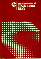 Tesla 1038a - Navod k udrzbe 